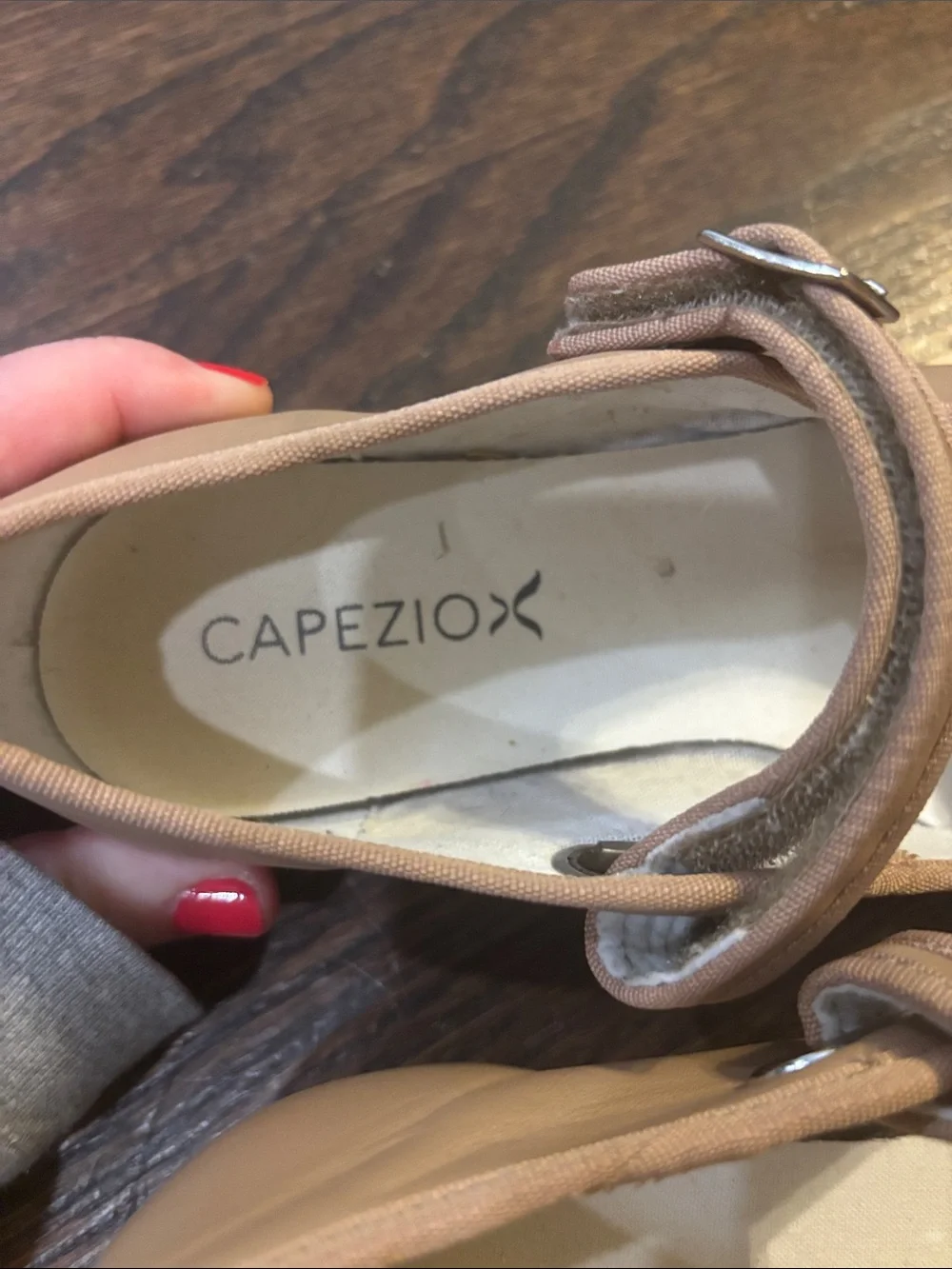 Capezio Girls' Mary Jane Shoes in Nude Tan